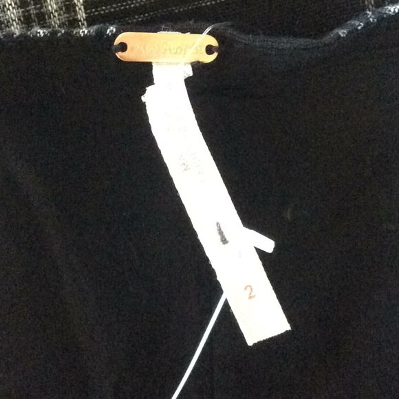 Free People Miss Molly black plaid dress - Picture 4 of 5